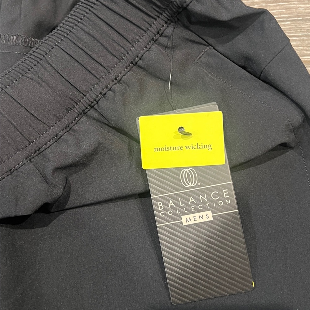 Balance Collection Men's Black Joggers - Picture 3 of 4